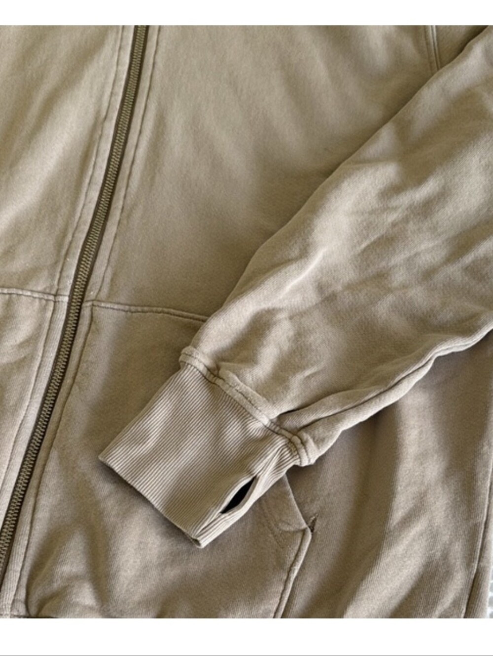 Joah Brown Empire Zip Hoodie In Desert French Terry | O/S = S/M - Picture 14 of 15